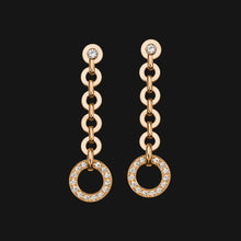Lade das Bild in den Galerie-Viewer, 18k Dangling Pendant Earrings