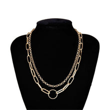 Lade das Bild in den Galerie-Viewer, Punk Miami Cuban Choker Necklace Collar Statement Hip Hop Big Chunky Aluminum Gold Color Thick Chain Necklace Women Jewelry