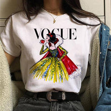 Lade das Bild in den Galerie-Viewer, princess t shirt women's T-shirts fashion tshirt harajuku ulzzang print Graphic summer vogue girls 90s female T-shirt tops tees