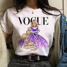 Lade das Bild in den Galerie-Viewer, princess t shirt women's T-shirts fashion tshirt harajuku ulzzang print Graphic summer vogue girls 90s female T-shirt tops tees