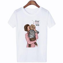 Lade das Bild in den Galerie-Viewer, 2020 New Women T-shirt Super Mom Love Print Top Female T Shirts Harajuku Kawaii Casual Comfortable Tee Ladies Tops Short Clothes