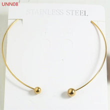 Lade das Bild in den Galerie-Viewer, Fashion Women Men Silver Color Gold Stainless Steel Hollow Heart Lock Key Round UNO 50 Jewelry Neckalce