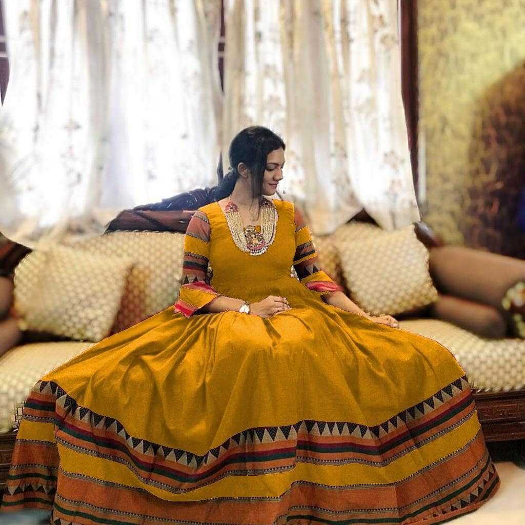 Yellow Long top