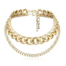 Lade das Bild in den Galerie-Viewer, Punk Miami Cuban Choker Necklace Collar Statement Hip Hop Big Chunky Aluminum Gold Color Thick Chain Necklace Women Jewelry
