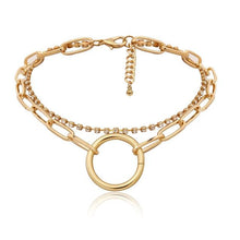 Lade das Bild in den Galerie-Viewer, Punk Miami Cuban Choker Necklace Collar Statement Hip Hop Big Chunky Aluminum Gold Color Thick Chain Necklace Women Jewelry
