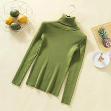 Lade das Bild in den Galerie-Viewer, GUMPRUN Winter Women Knitted Turtleneck Sweater 2020 Fall Casual Slim Sweaters Pullover Womens Long Sleeve Elasticity Sweater
