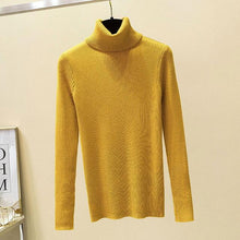Lade das Bild in den Galerie-Viewer, GUMPRUN Winter Women Knitted Turtleneck Sweater 2020 Fall Casual Slim Sweaters Pullover Womens Long Sleeve Elasticity Sweater
