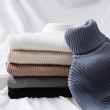 Lade das Bild in den Galerie-Viewer, GUMPRUN Winter Women Knitted Turtleneck Sweater 2020 Fall Casual Slim Sweaters Pullover Womens Long Sleeve Elasticity Sweater
