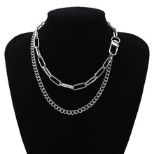 Lade das Bild in den Galerie-Viewer, Punk Miami Cuban Choker Necklace Collar Statement Hip Hop Big Chunky Aluminum Gold Color Thick Chain Necklace Women Jewelry
