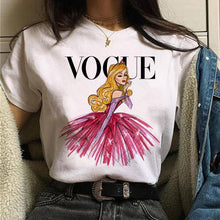 Lade das Bild in den Galerie-Viewer, princess t shirt women&#39;s T-shirts fashion tshirt harajuku ulzzang print Graphic summer vogue girls 90s female T-shirt tops tees
