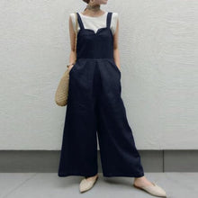 Lade das Bild in den Galerie-Viewer, ZANZEA Stylish Summer Women Jumpsuits Casual Wide Leg Overalls Solid Rompers Female Elegant Work Playsuits Plus Size Suspenders
